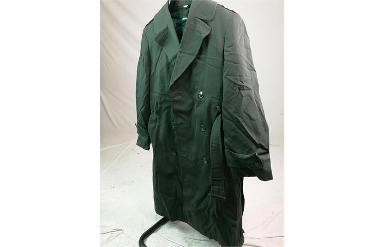  Overcoat Mans Wool Army Green 