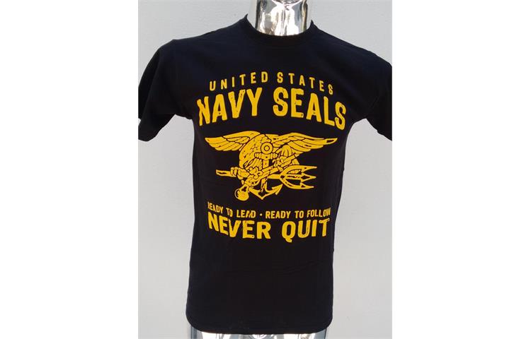  Tshirt Nera Navy Seals 