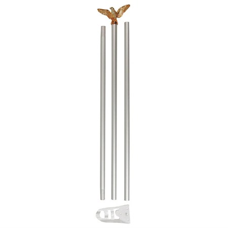 Asta Smontabile per Bandiera in Metallo – 180 cm con Aquila Dorata