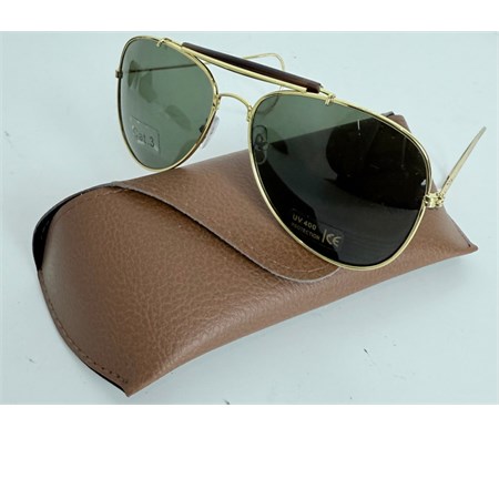 occhiali da pilota modello americano verdi