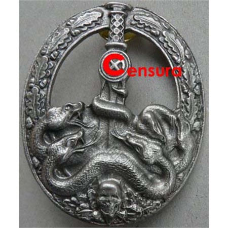 distintivo antipartigiani per combattimenti antipartigiani