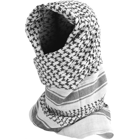 shemag bianca in cotone