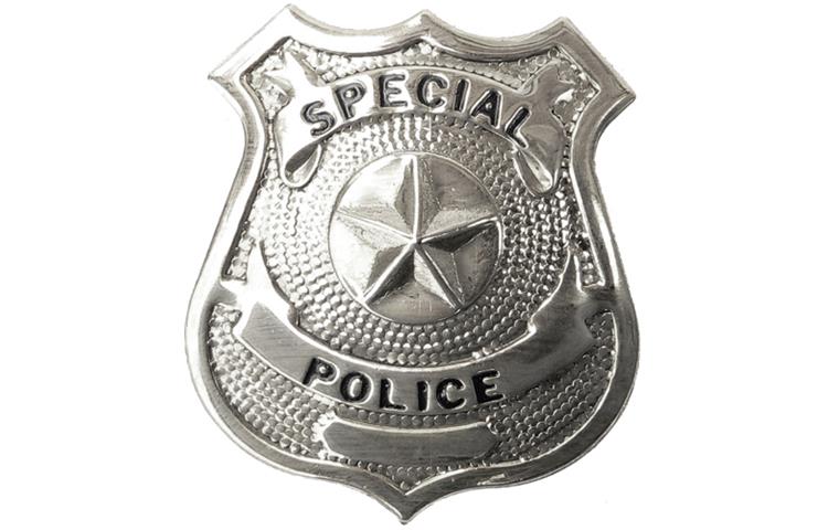 Distintivo Polizia Argento 