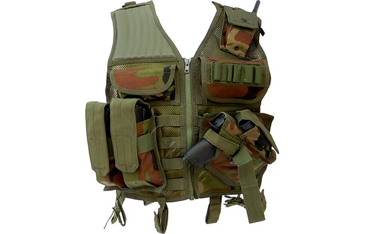  Gilet Tattico Woodland 