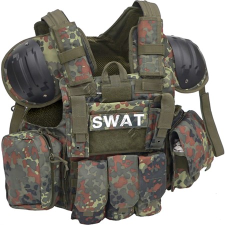 ICS Gilet Tattico Swat Flecktarn ICS in Abbigliamento Tattico