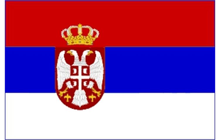  Bandiera Serbia 