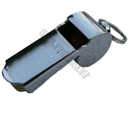 fischietto polizia municipale in metallo