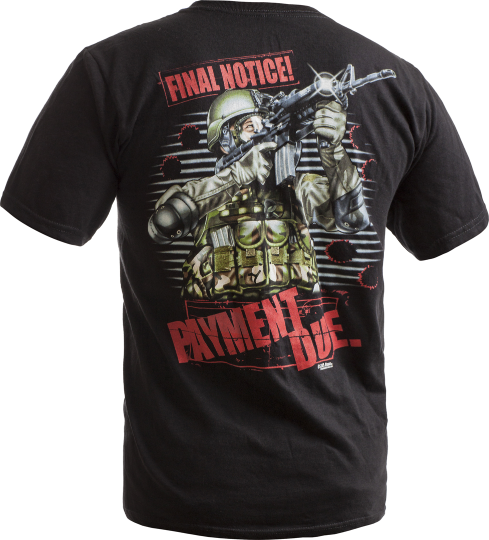 Tshirt 7 62 design final notice in equipaggiamento